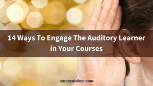 Ho To Engage Audio Learners