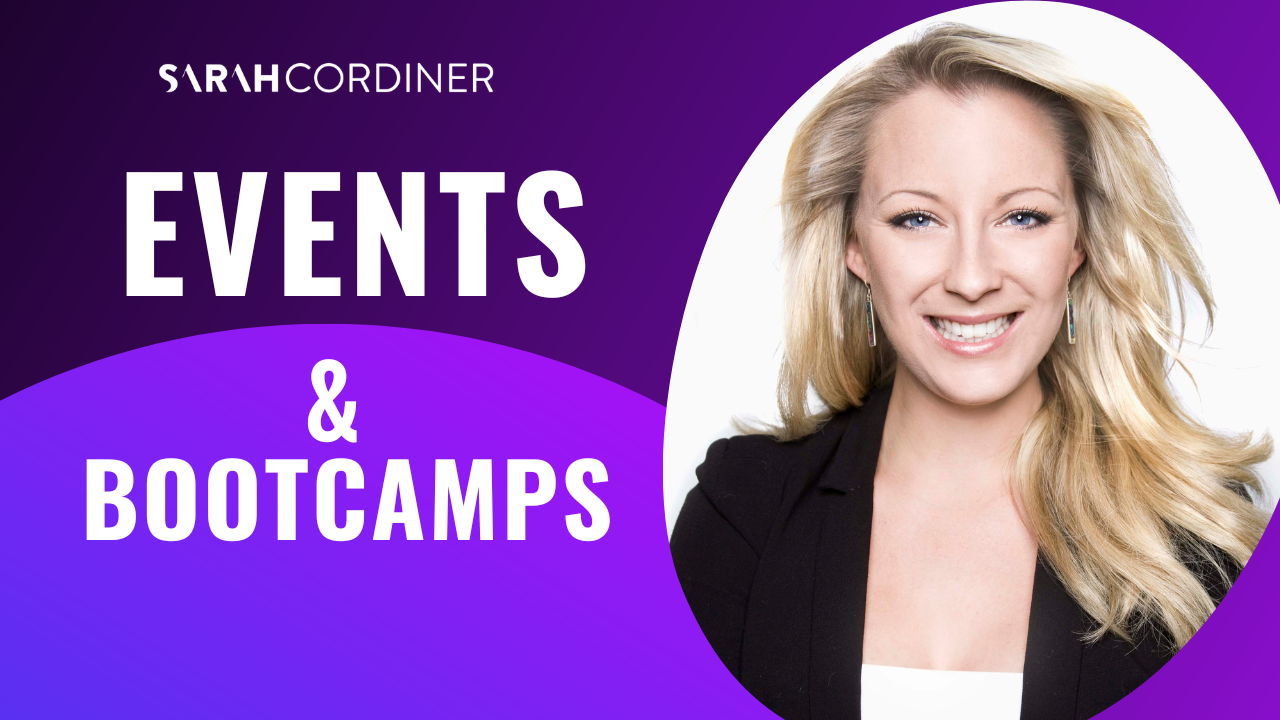 EVENTS BY SARAH CORDINER