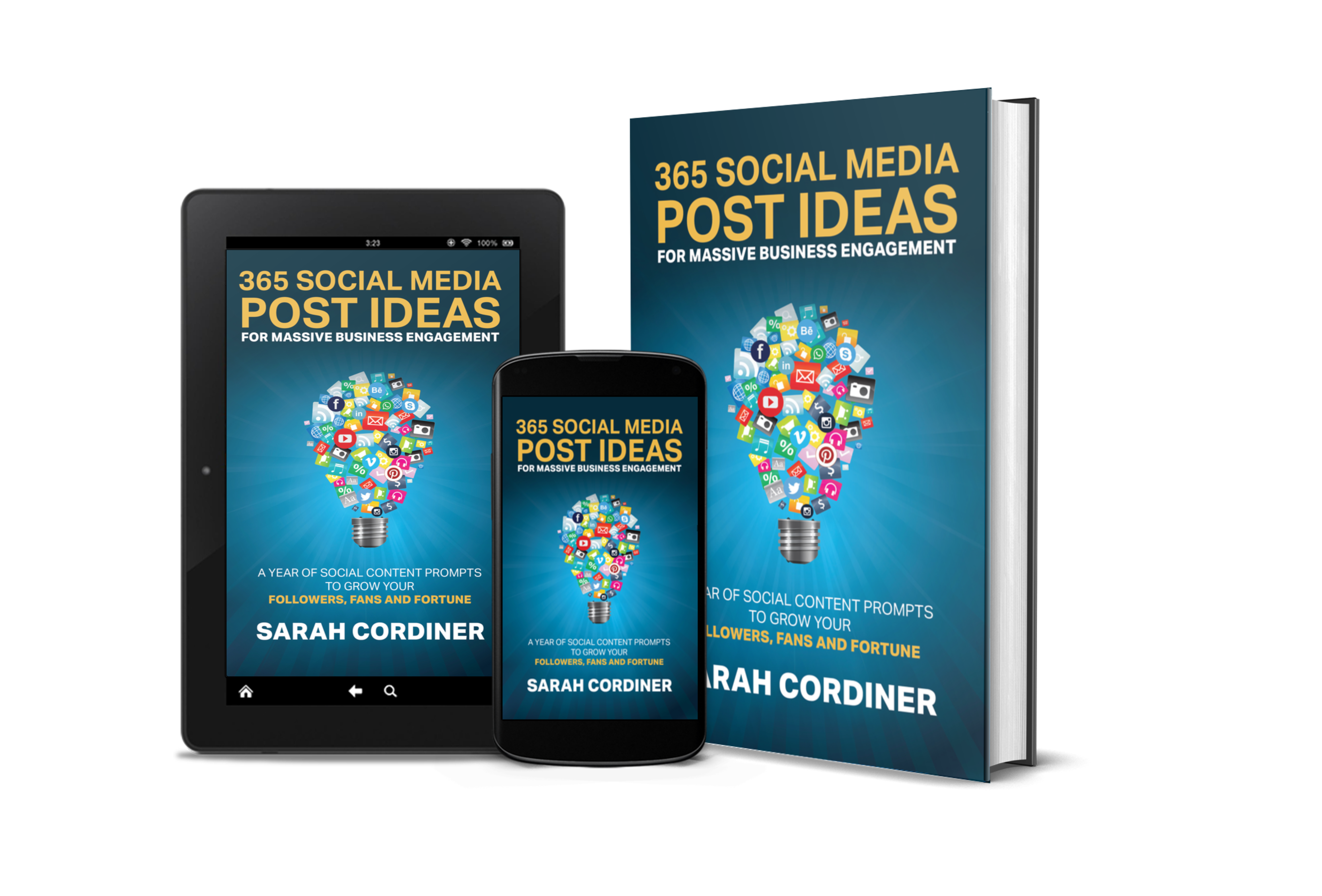 sarah cordiner book 365 social media post ideas