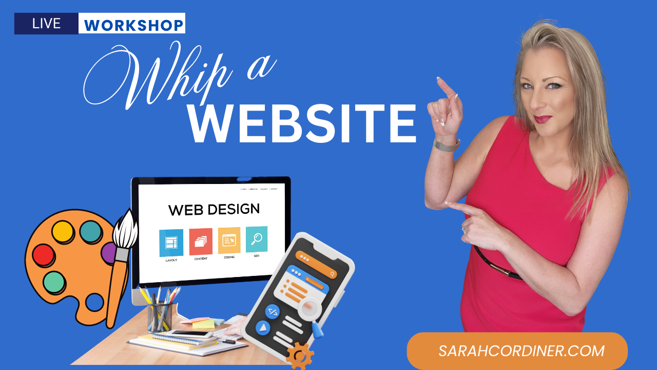Whip a Website - Sarahcordiner.com