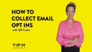 How to Collect Email Opt-ins with QR Codes - sarahcordiner.com
