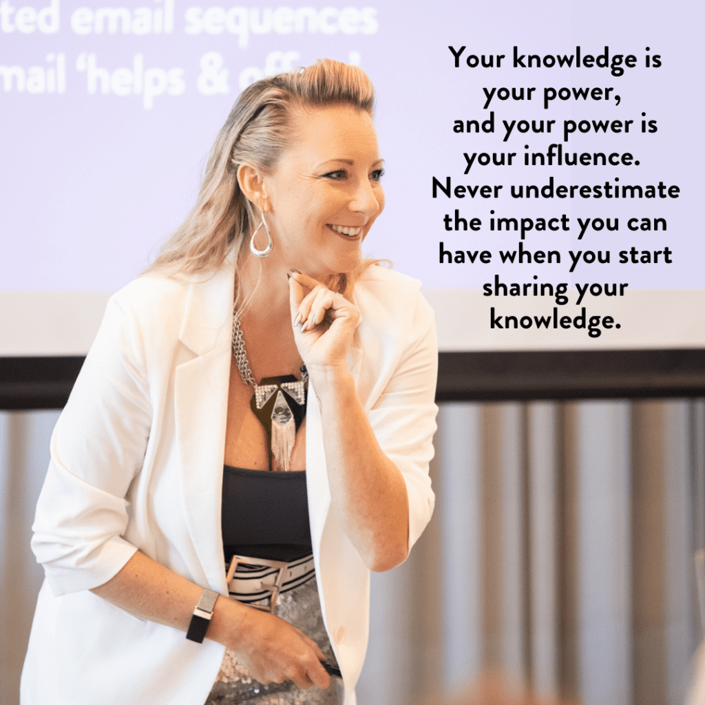 Never underestimate the power of sharing what you know - sarahcordiner.com
