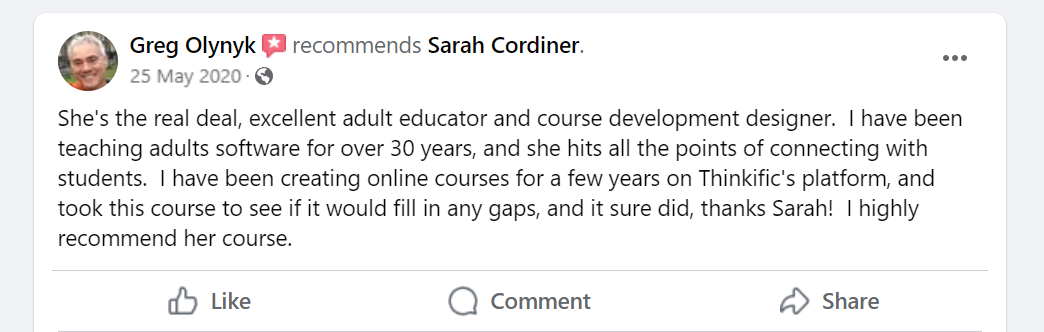 Sarah Cordiner Reviews