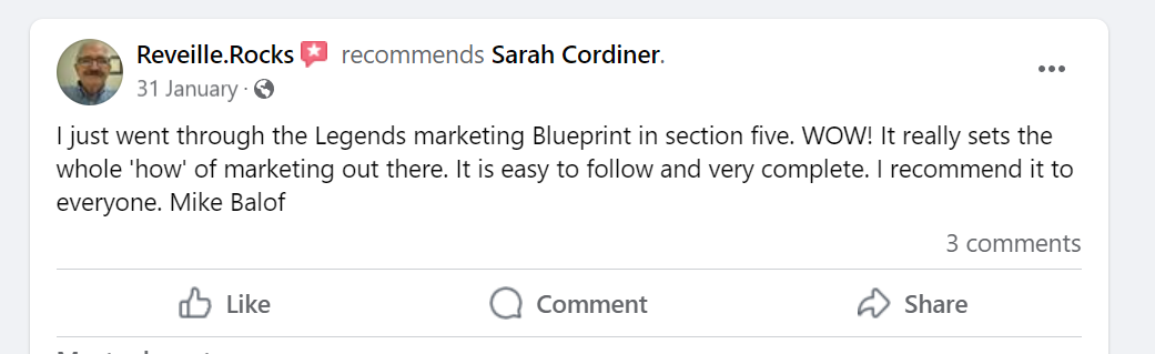 Testimonial - Lauren Elizabeth Evans