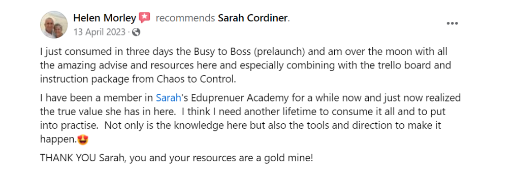Sarah Cordiner Reviews