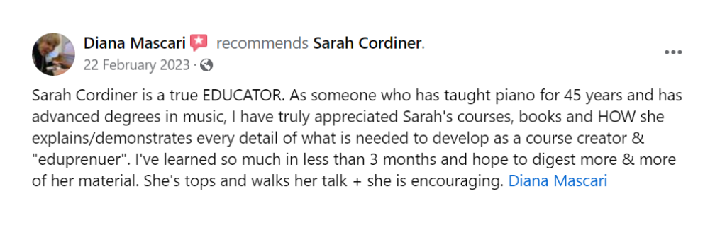 Sarah Cordiner Reviews
