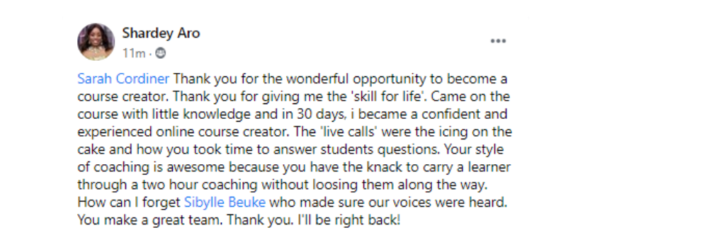 Sarah Cordiner - Reviews