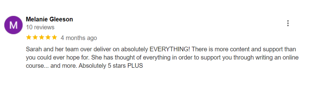 Sarah Cordiner - Reviews