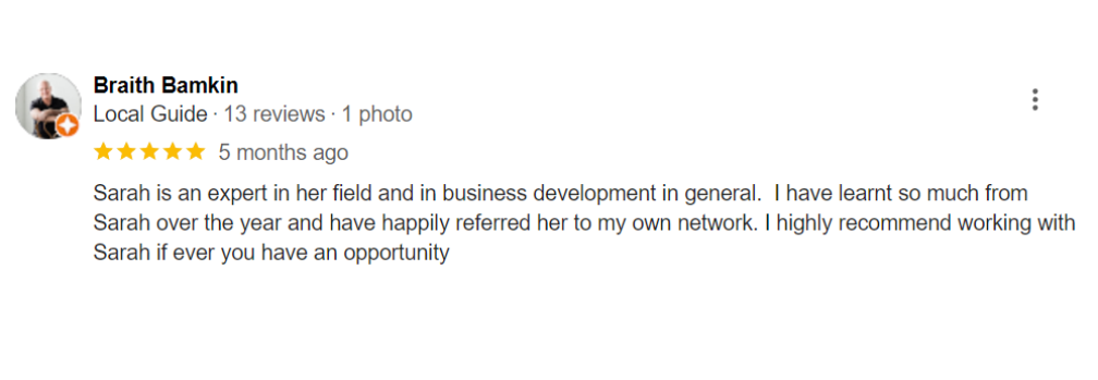 Sarah Cordiner - Reviews