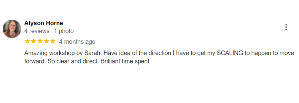 Sarah Cordiner - Reviews