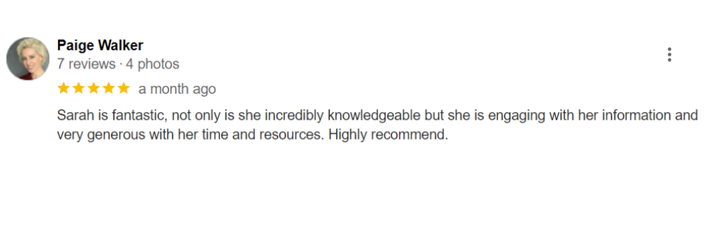 Sarah Cordiner - Reviews