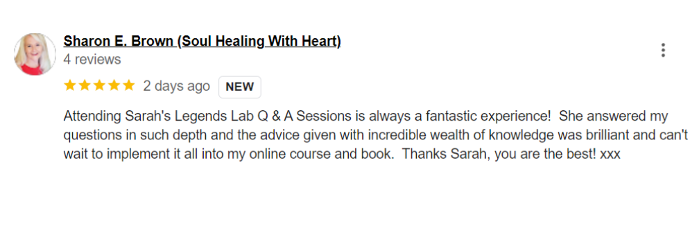 Sarah Cordiner - Reviews