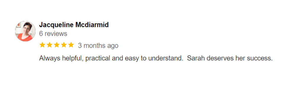 Sarah Cordiner - Reviews