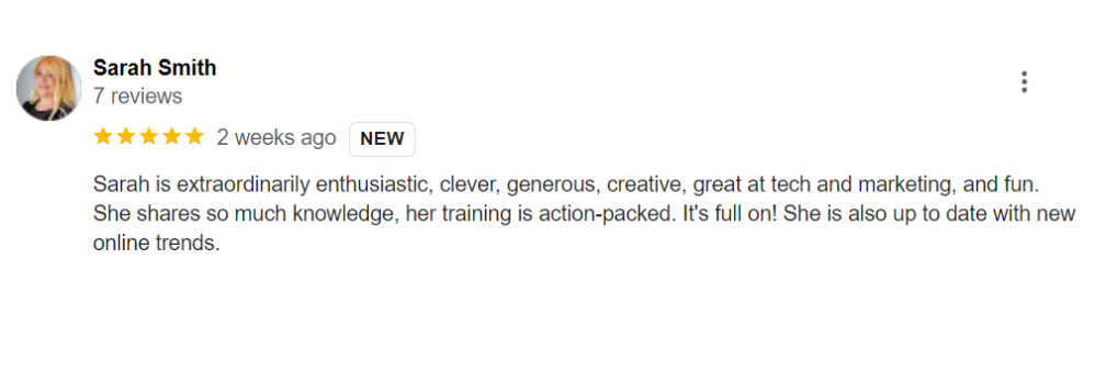 Sarah Cordiner - Reviews