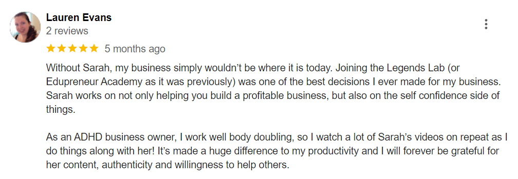 Sarah Cordiner - Reviews