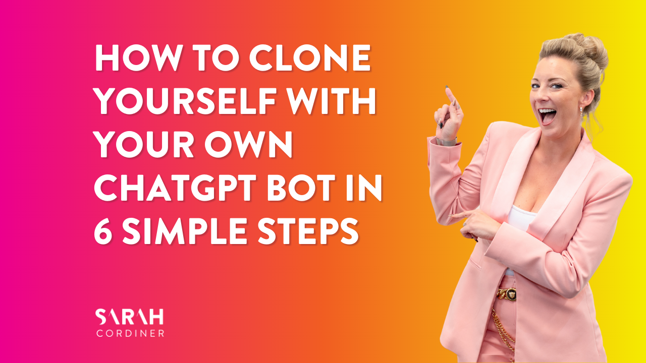 How to Clone Yourself with Your Own ChatGPT Bot in 6 Simple Steps - sarahcordiner.com