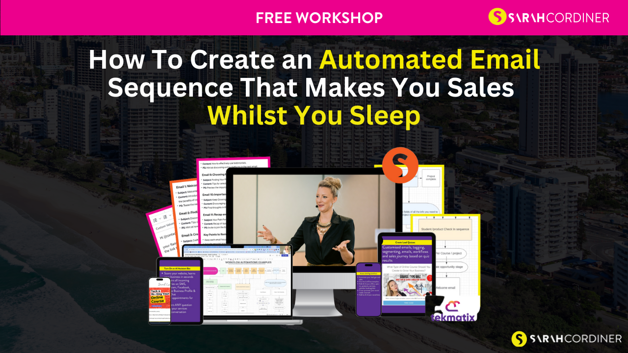 How To Create an Automated Email Sequence That Makes You Sales Whilst You Sleep How To Create an Automated Email Sequence That Makes You Sales Whilst You Sleep - Sarahcordiner.com