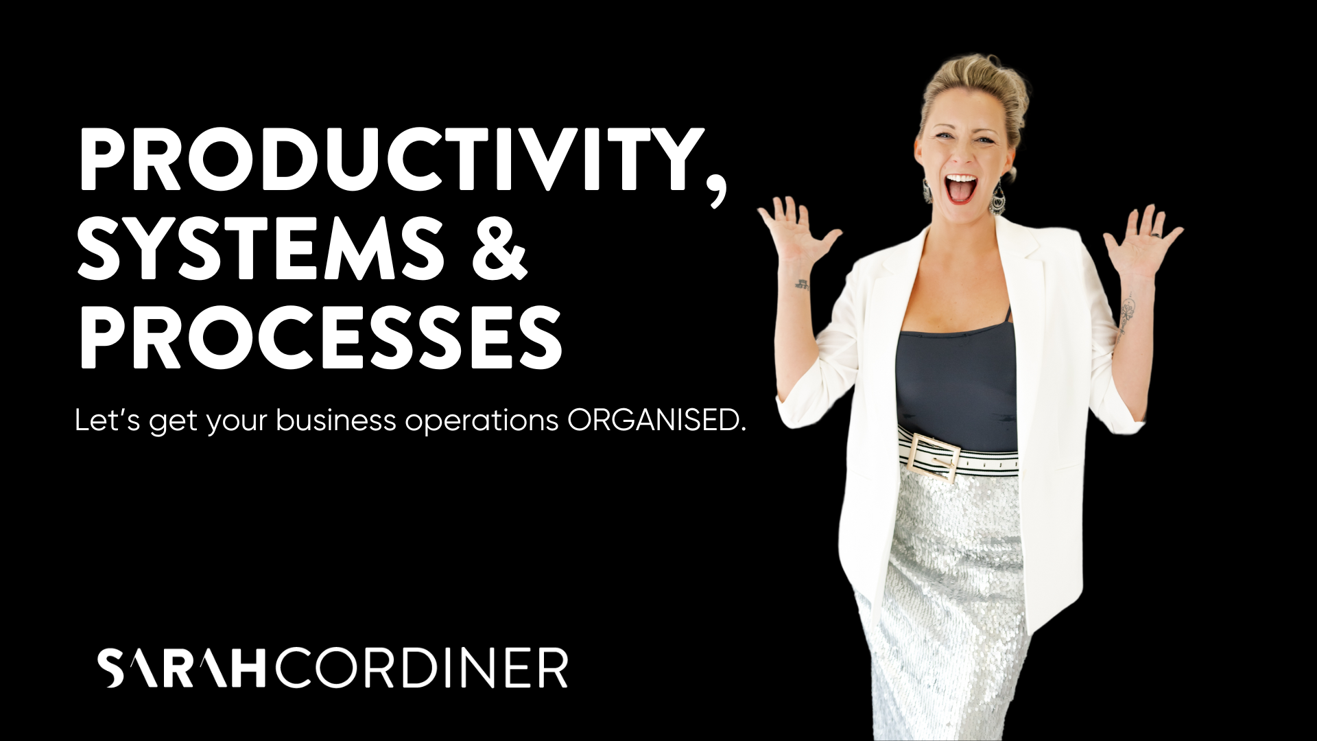 Productivity & Processes Intensive: Systemise Your Business, Automate Your Admin & Hire AI + Virtual Staff To Get Your Life Back Productivity & Processes Intensive: Systemise Your Business, Automate Your Admin & Hire AI + Virtual Staff To Get Your Life Back - sarahcordiner.com