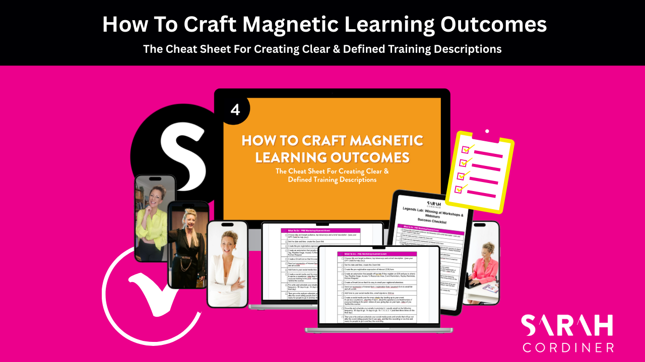 How To Craft Magnetic Learning Outcomes How To Craft Magnetic Learning Outcomes - sarahcordiner.com