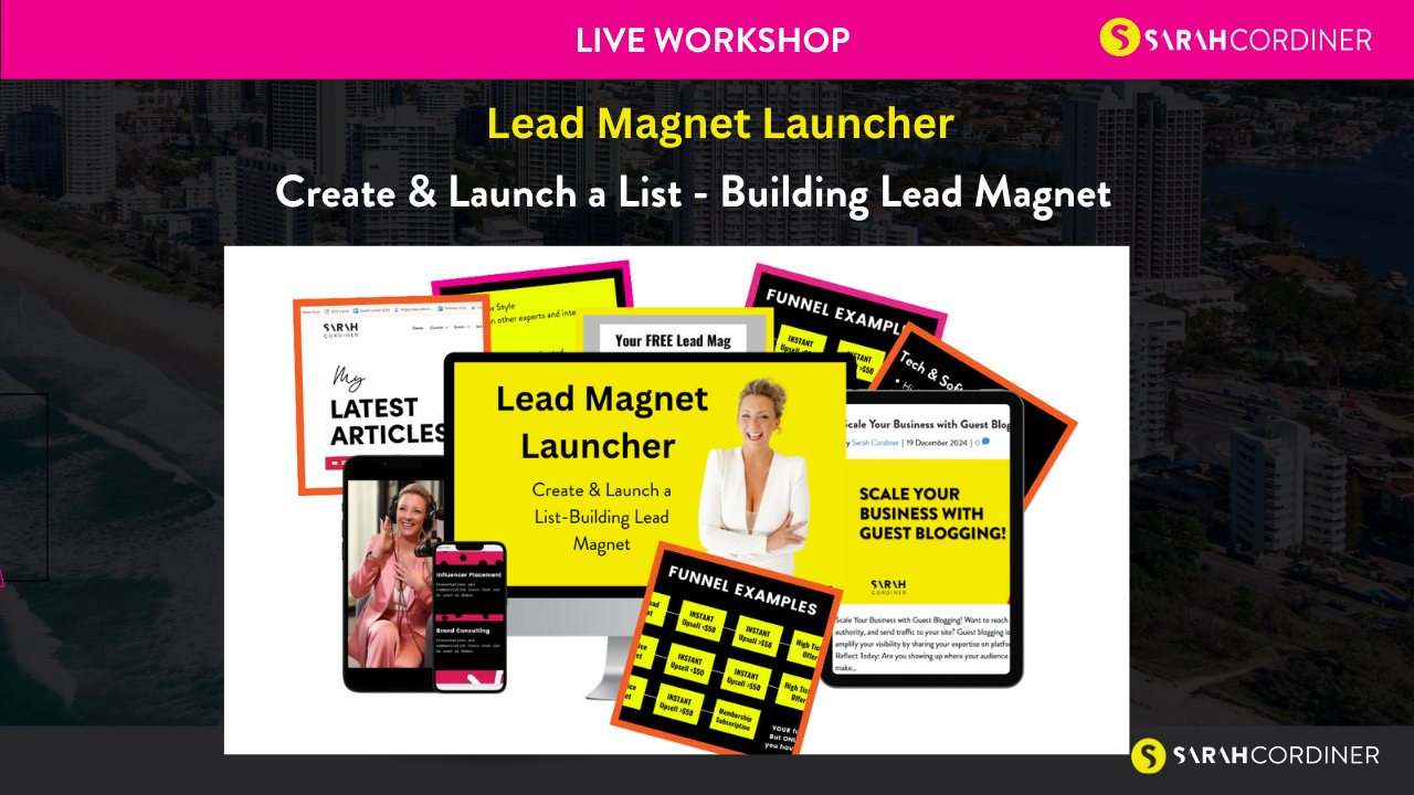 Lead Magnet Launcher Lead Magnet Launcher - sarahcordiner.com