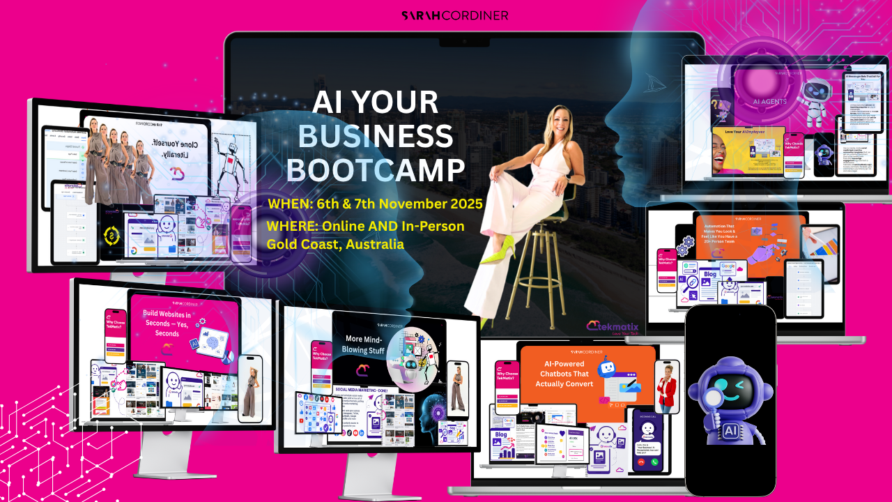 AI YOUR BUSINESS BOOTCAMP - sarahcordiner.com