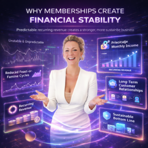 Why Membership Businesses Create Financial Stability (Build Predictable Recurring Revenue)