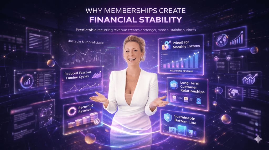 Why Membership Businesses Create Financial Stability (Build Predictable Recurring Revenue)