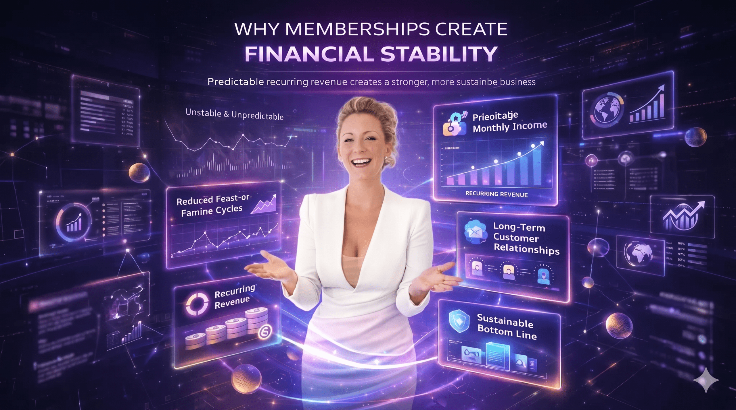 Why Membership Businesses Create Financial Stability (Build Predictable Recurring Revenue)