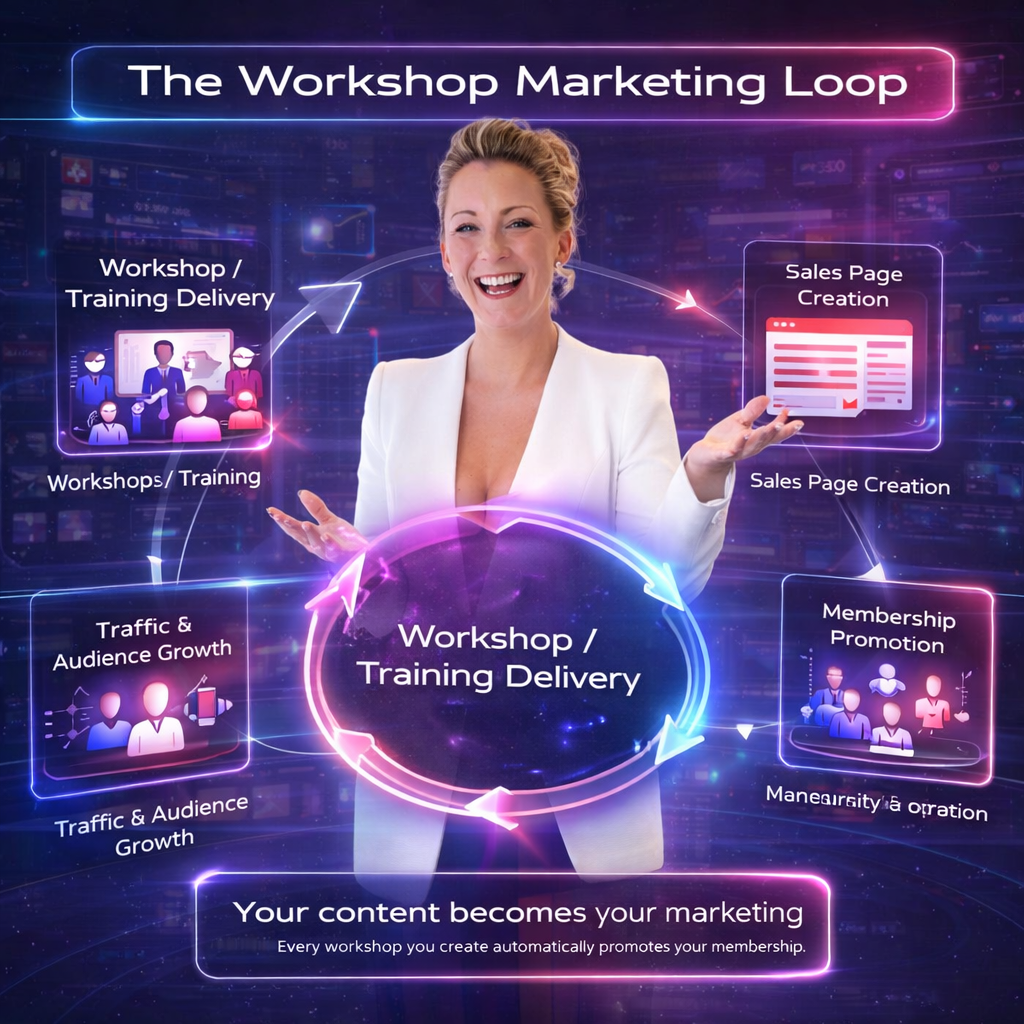 The Workshop Marketing Loop: How Your Content Can Automatically Grow Your Membership