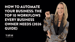 How to Automate Your Business: The Top 10 Workflows Every Business Owner Needs (2026 Guide) - sarahcordiner.com