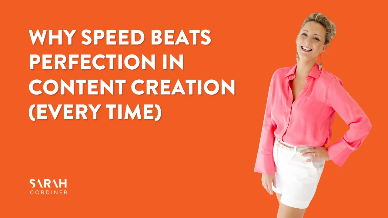 Why Speed Beats Perfection in Content Creation (Every Time)