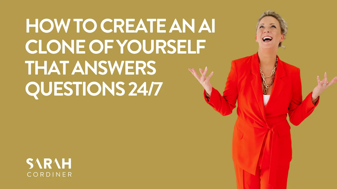HOW TO CREATE AN AI CLONE OF YOURSELF THAT ANSWERS QUESTIONS 24/7
