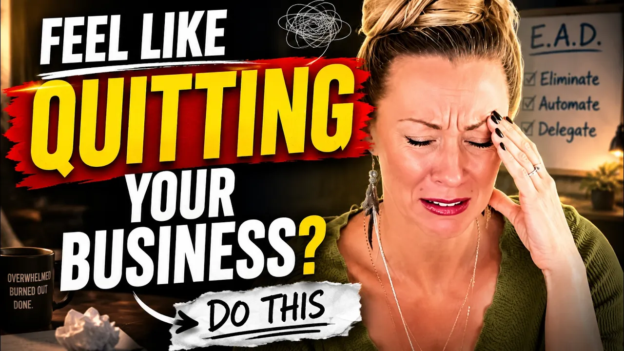 What To Do If You Feel Like Giving Up On Your Business