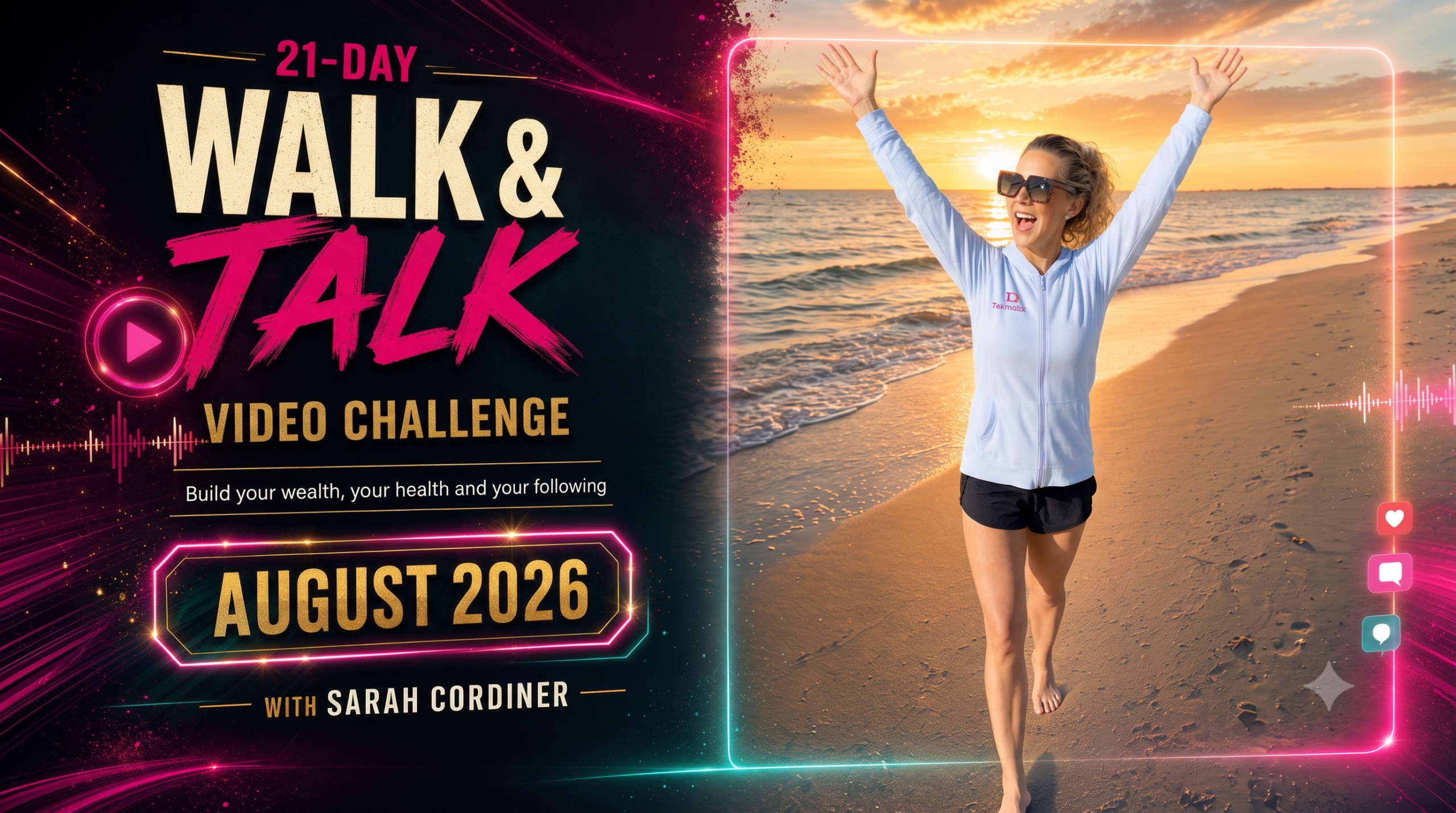 🎥 Just 7 Days to Go... Will You Be Walking With Us?