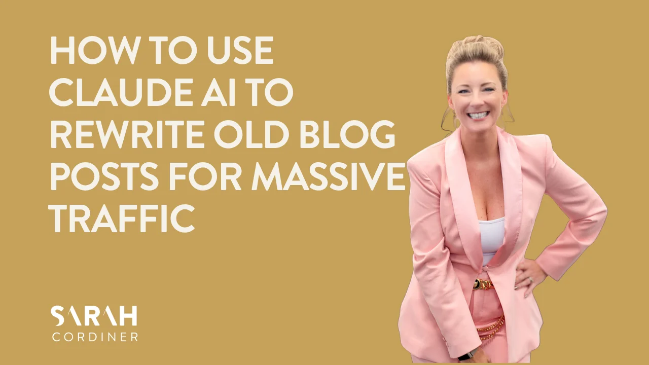 How to Use Claude AI to Rewrite Old Blog Posts for Massive Traffic