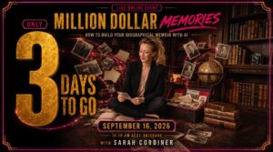 🚨 Just 3 Days Left! Last chance to join the Million Dollar Memories Workshop!