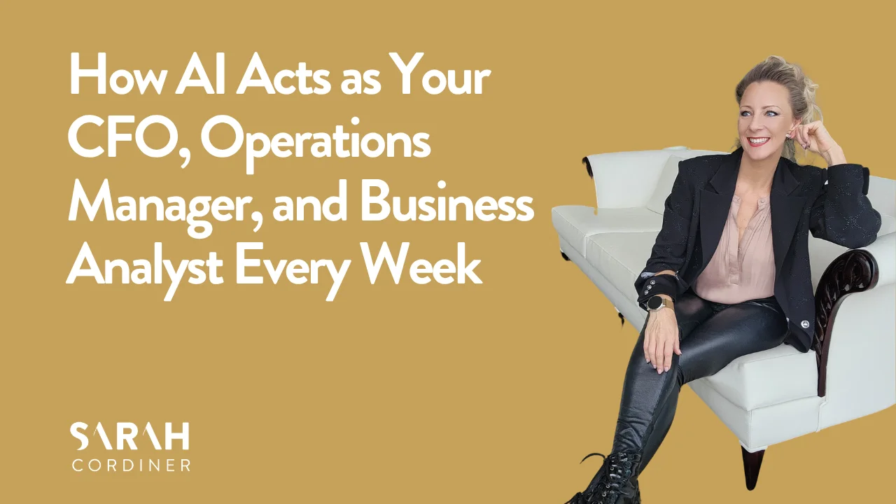 How AI Acts as Your CFO, Operations Manager, and Business Analyst Every Week