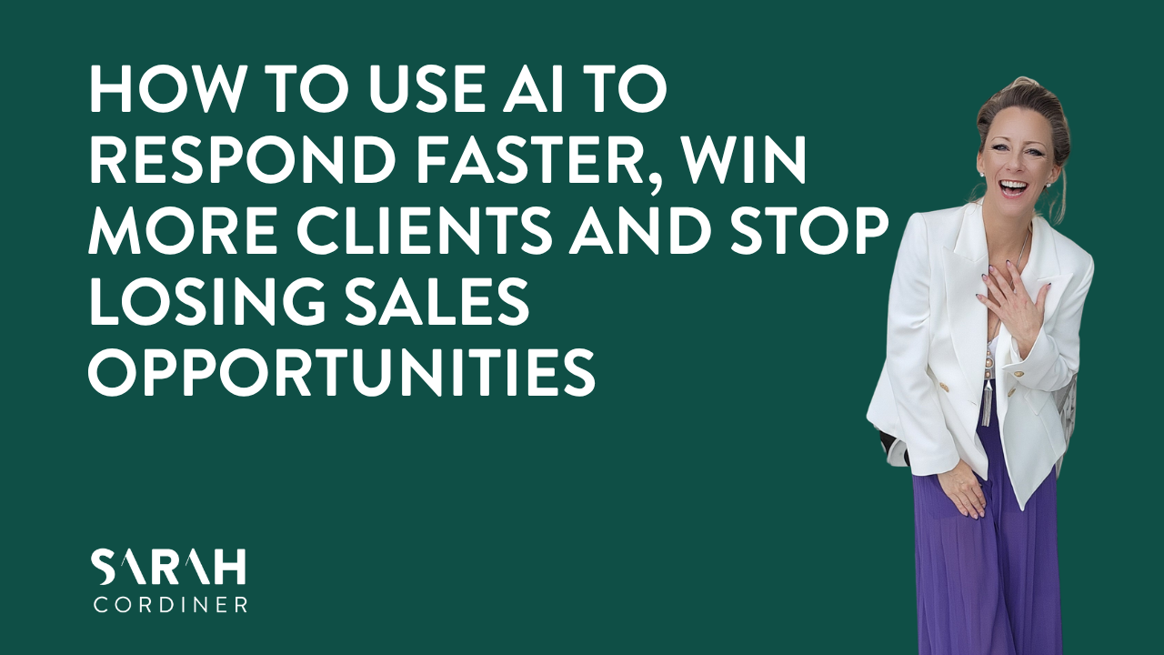 How to Use AI to Respond Faster, Win More Clients and Stop Losing Sales Opportunities