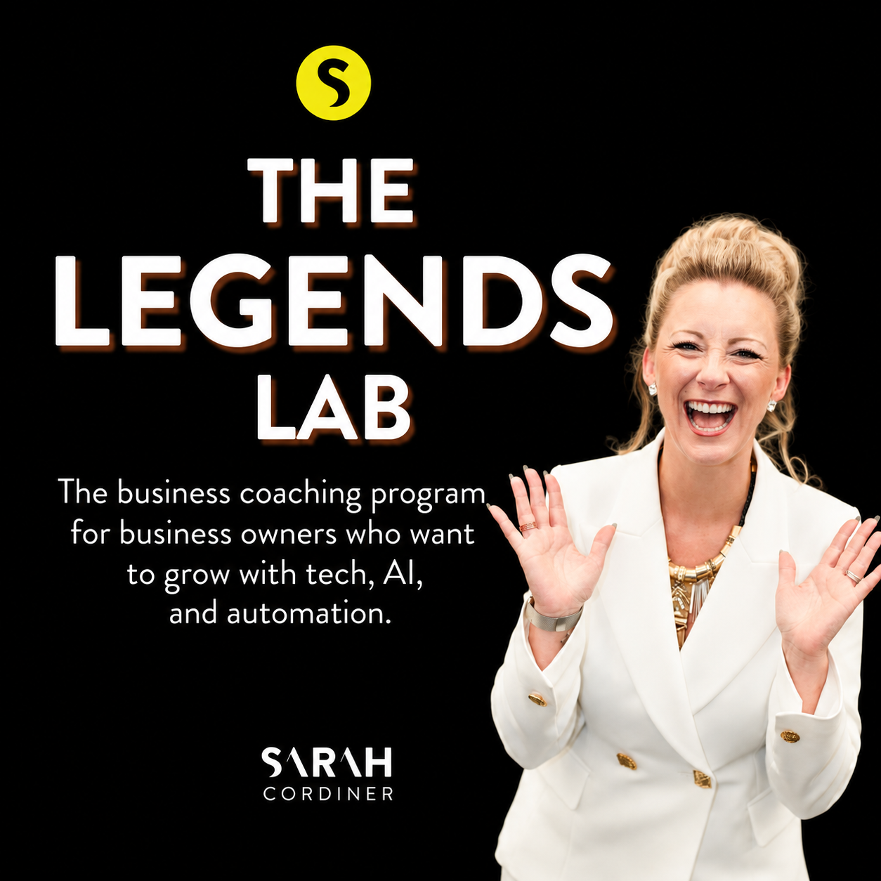 Sarah Cordiner's Legends Lab: the business coaching programme for business owners who want the tech advantage