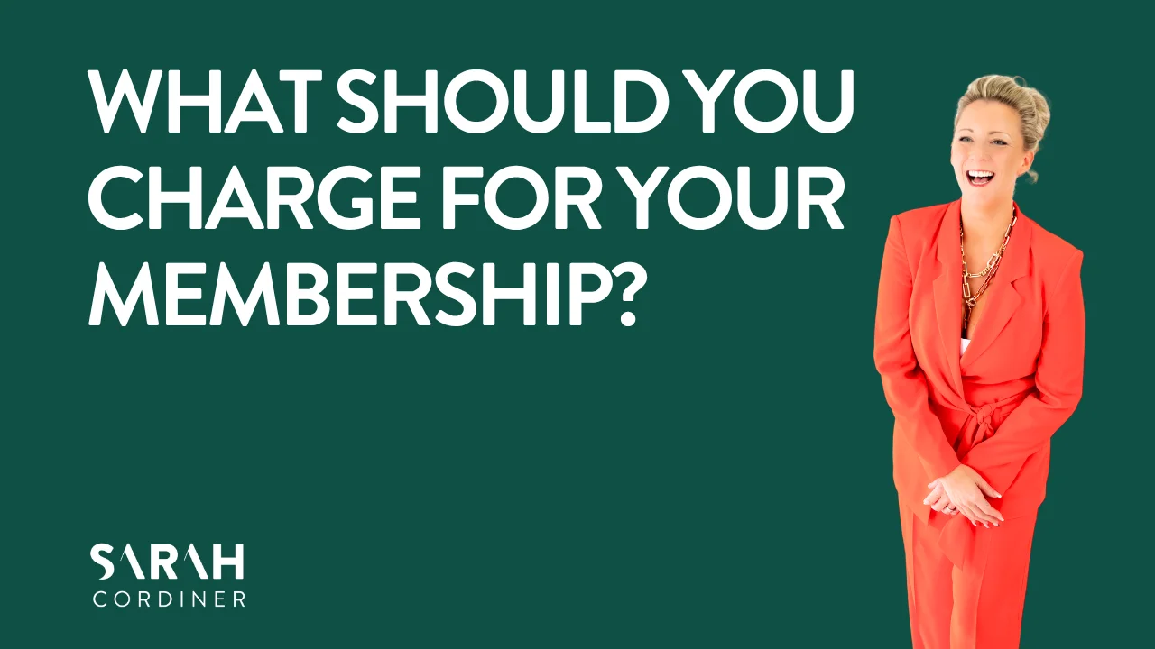 What should you charge for your membership?