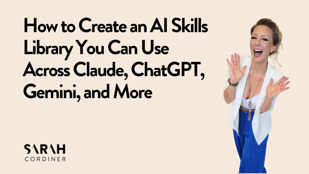 How to Create an AI Skills Library You Can Use Across Claude, ChatGPT, Gemini, and More