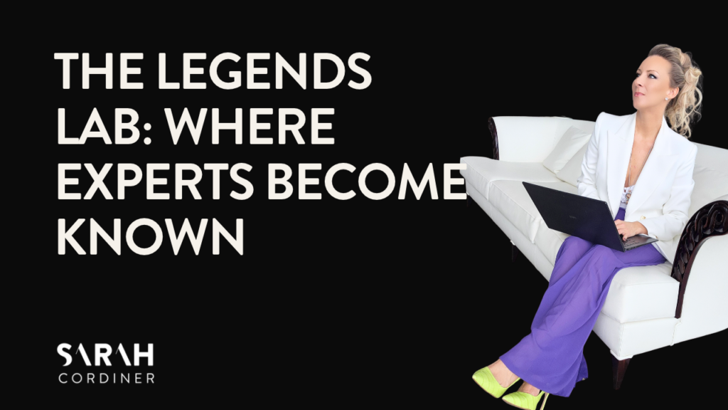 THE LEGENDS LAB: Where Experts Become Known