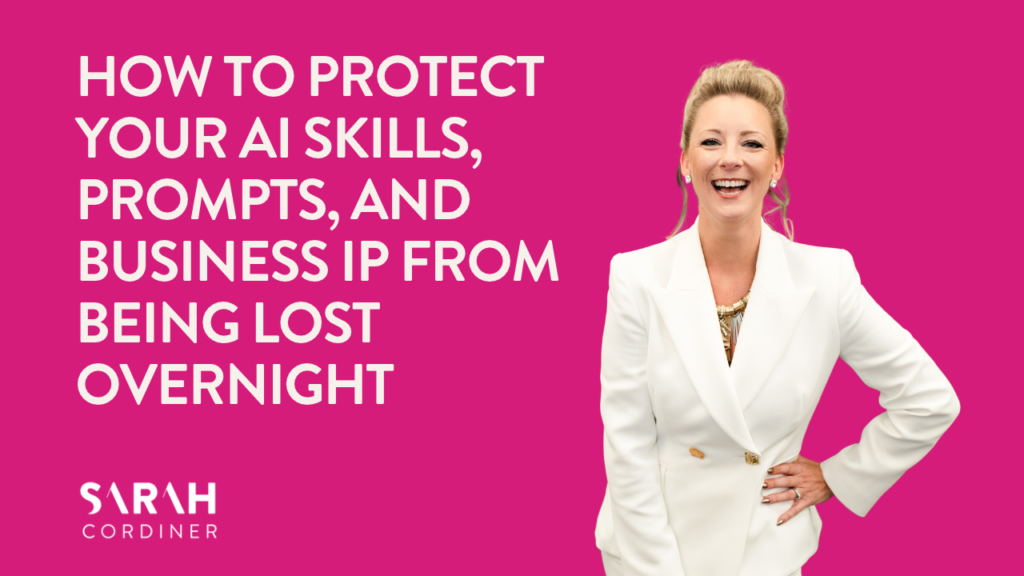 How to Protect Your AI Skills, Prompts, and Business IP From Being Lost Overnight