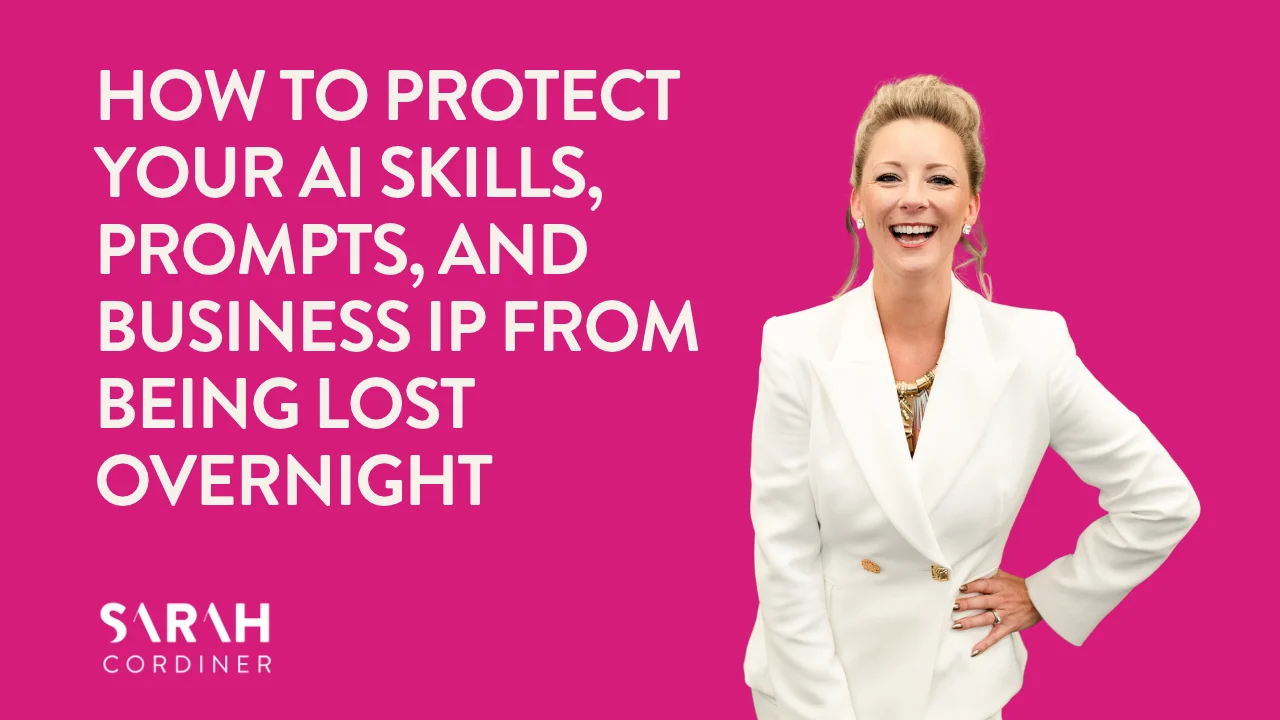How to Protect Your AI Skills, Prompts, and Business IP From Being Lost Overnight
