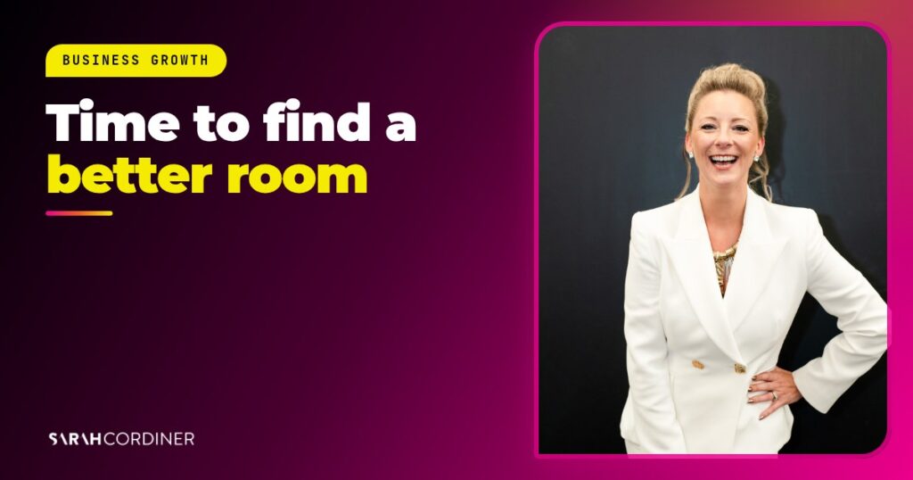 Business growth community: Sarah Cordiner, business and AI educator, on why being the smartest person in the room slows your growth